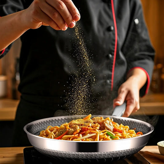 CONTAY Spider Web Wok – Professional Tri-Ply Cookware - My Store