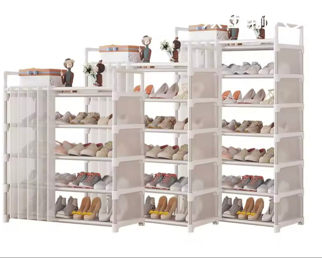New Dustproof Shoe Rack with Curtain - My Store
