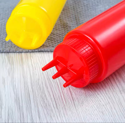 3 Nozzle Squeeze Bottle Set – 2 Pcs (450ml Each) - My Store