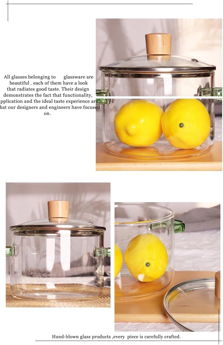 Heavy-Duty Glass Cooking Pot - My Store