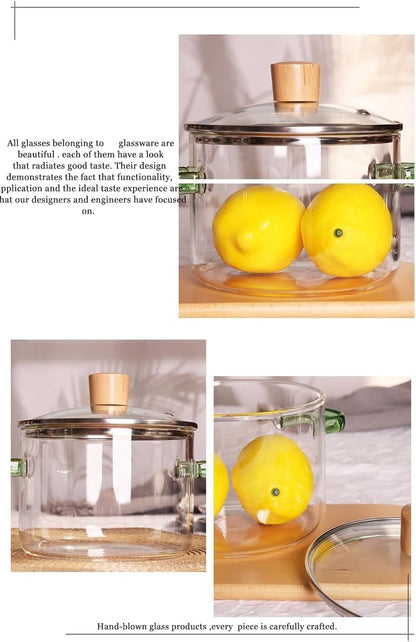 Heavy-Duty Glass Cooking Pot - My Store