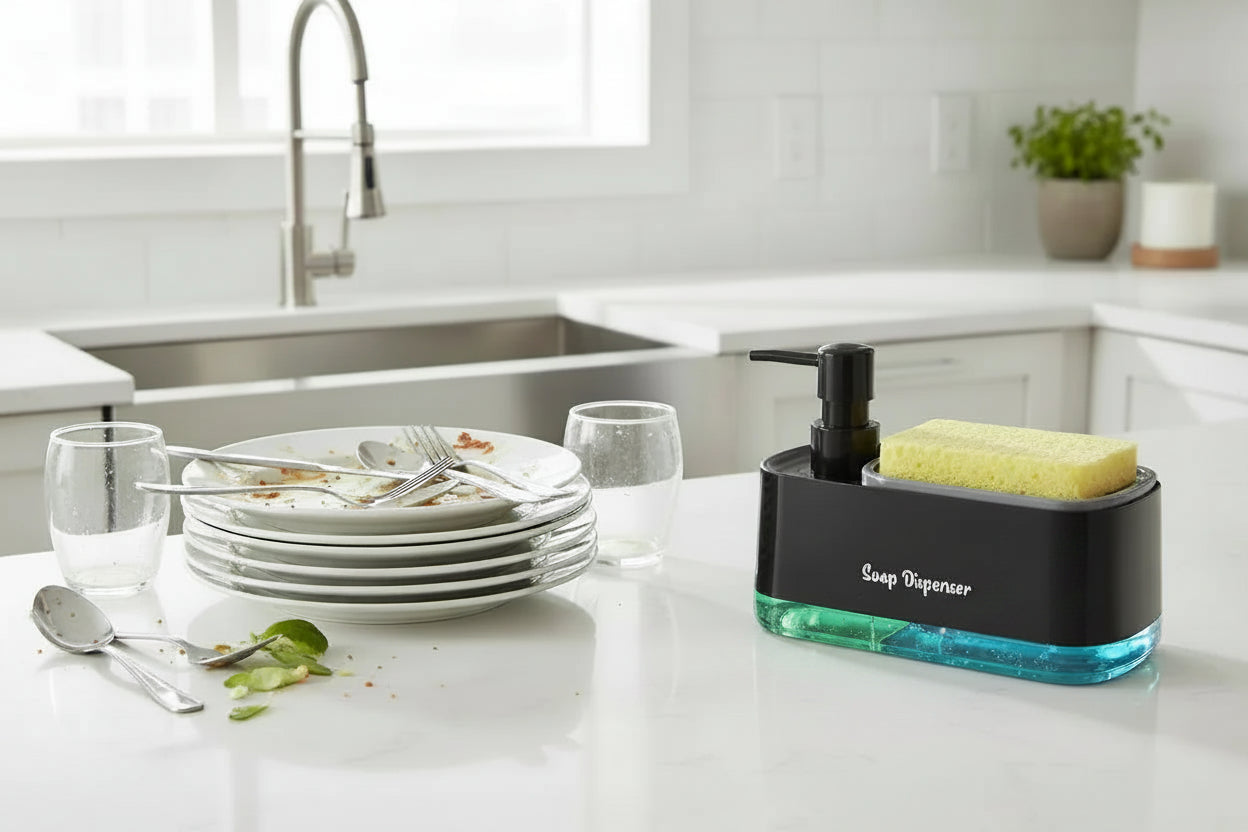 3-in-1 Multi-Functional Kitchen Soap Dispenser Set - My Store