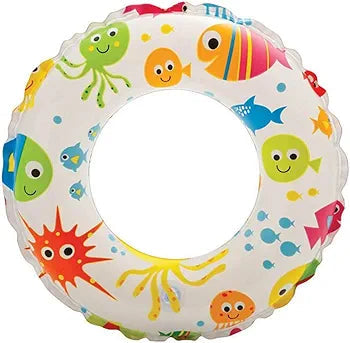 Intex 20" Lively Print Swim Ring (51cm)