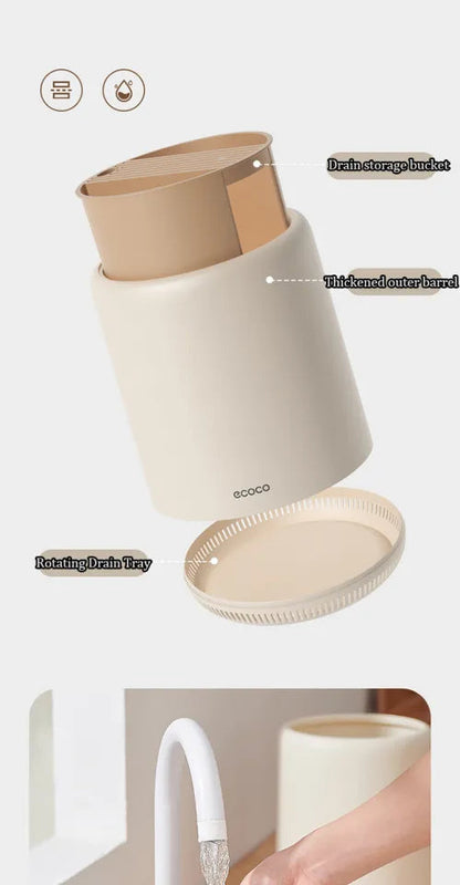 ECOCO 360° Rotatable Knife Holder & Cutlery Rack