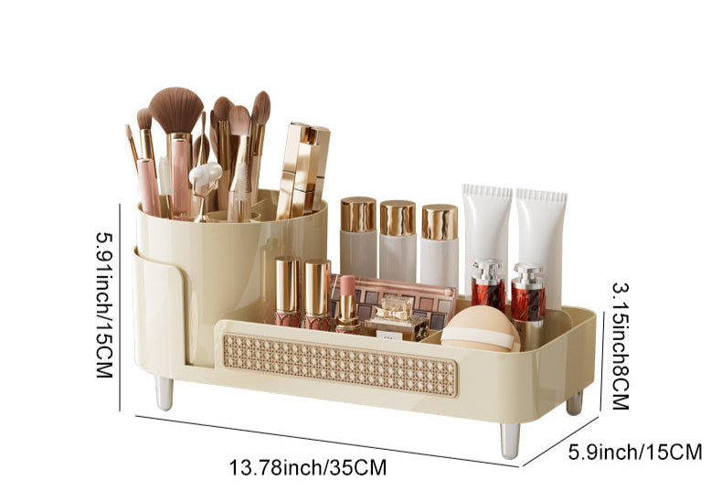 Desktop Vanity Storage Holder for Brushes, Skincare & Beauty Essentials