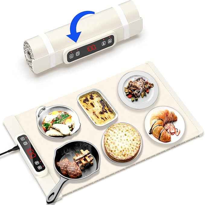 Portable Silicone Food Warming Tray (Professional Grade)